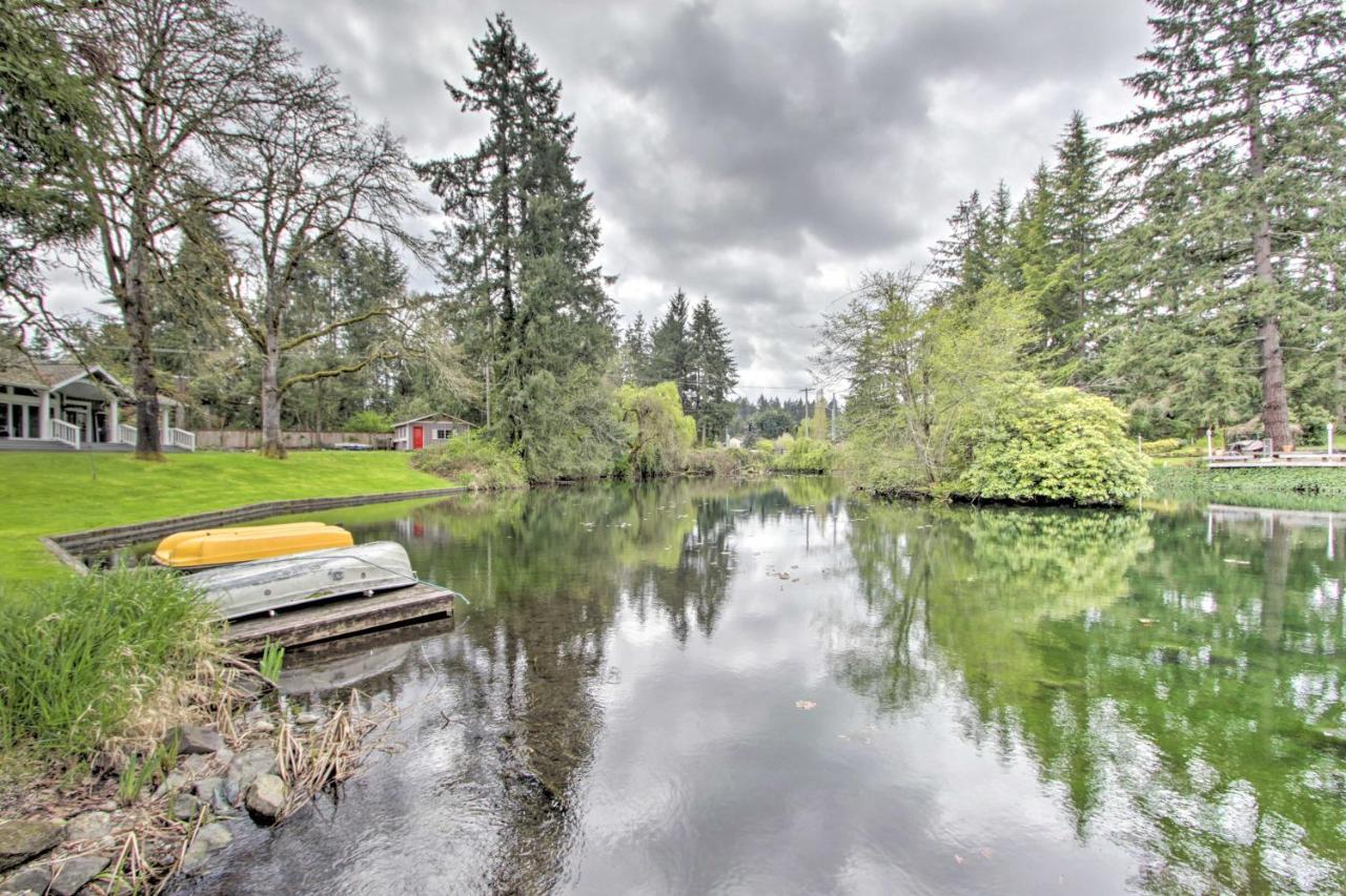 Contemporary Tacoma Cottage With Deck And Pond! מראה חיצוני תמונה